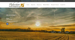 Desktop Screenshot of habershamwealth.com